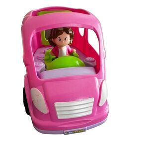 Fisher-Price Little People Around The Neighborhood Pink SUV & Driver